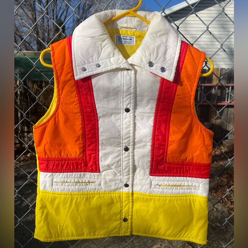 Vintage Brigham Sportswear Puffer Vest